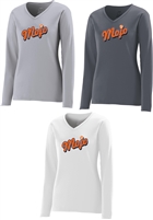 Mojo Dryfit Tee L/S Ladies Script Logo W