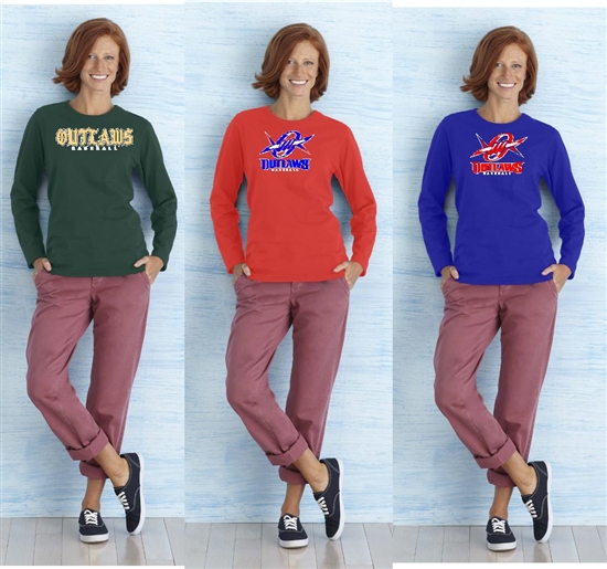 Outlaws Womens Long Sleeve Tee