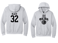 Real Deal Hoodie  Lg Logo