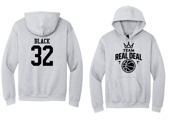 Real Deal Hoodie  Lg Logo