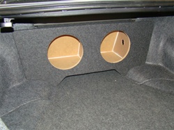 2008-2012 Honda Accord Subwoofer Sub Box w/amp mount area