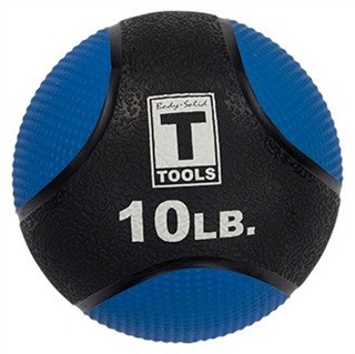 Body Solid BSTMB10 10lb. Medicine Ball - Blue Image