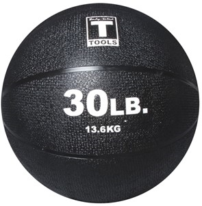 Body Solid BSTMB30 30lb. Medicine Ball - Black Image