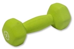 Body Solid BSTND3 Neoprene Dumbbell- 3 lb. Green Image