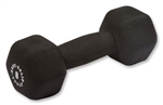 Body Solid BSTND8 Neoprene Dumbbell- 8 lb. Black Image