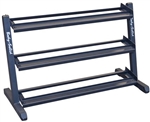 Body Solid GDR48B 3 Tier Horizontal 48" Dumbbell Rack Image