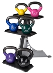 Body Solid KBVS70PACK Vinyl Coated Kettlebell Set 5-20 lb. with GDKR50 Image