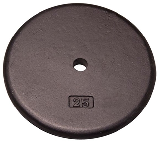 Body Solid RPB25 Standard Weight Plates - 25 lbs. (New) Image