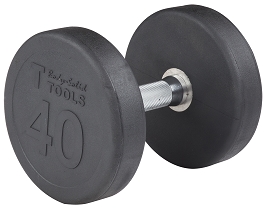 Body Solid SDP40 Rubber Round Dumbbell 40 Lb. Image