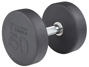 Body Solid SDP50 Rubber Round Dumbbell 50 Lb. Image