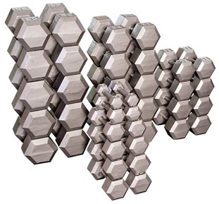 Body Solid SDS900 Hex Dumbbell Set 80 to 100 Lbs. Image