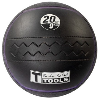 Body-Solid BSTHRB20 20 lbs. Heavy Rubber Ball - Purple Image