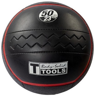 Body-Solid BSTHRB50 50 lbs. Heavy Rubber Ball - Red Image