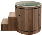 Dynamic Cold Therapy DCT-B-042-PLPC PVC Barrel Spa - Plastic with Pacific Cedar Exterior | Image