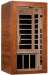 GoldenDesigns DYN-6103-01 Dynamic Avila 1-2-person Low EMF FAR Infrared Sauna | Image