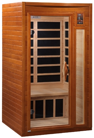 GoldenDesigns DYN-6106-01 Elite Dynamic Barcelona Elite 1-2 Person Ultra Low EMF Far Infrared Sauna | Image