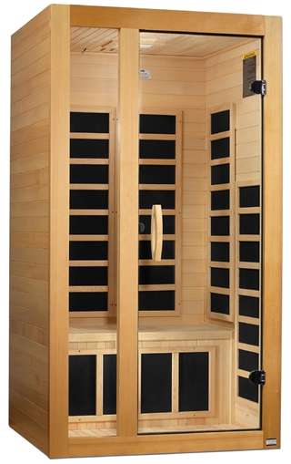 GoldenDesigns DYN-6119-01 Gracia 1-2 Person Low EMF FAR Infrared Sauna | Image