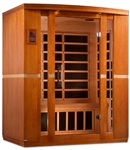 GoldenDesigns DYN-6306-01 Dynamic "Bellagio" Low EMF Far Infrared Sauna | Image