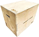 French Fitness 20-24-30 3-In-1 Wooden Plyo Box Image