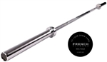 French Fitness 6' Chrome Olympic Bar - 33 Lbs Image