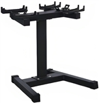 French Fitness Adjustable Dumbbell Set Stand Image
