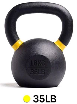 French Fitness Cast Iron Kettlebell 35 lbs Image