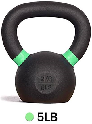 French Fitness Cast Iron Kettlebell 5 lbs Image