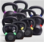 French Fitness Cast Iron Kettlebell Set 5-50 lbs Image
