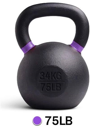 French Fitness Cast Iron Kettlebell 75 lbs Image