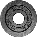 French Fitness Cast Iron Olympic Weight Plate Version 1 2.5 lbs Image