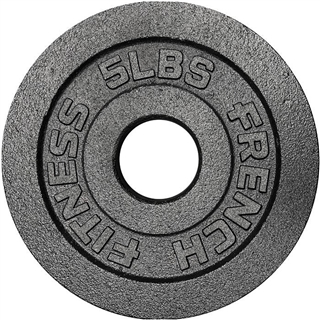 French Fitness Cast Iron Olympic Weight Plate Version 1 5 lbs Image