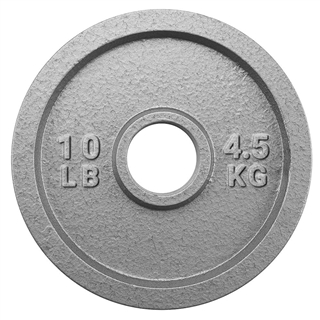 French Fitness Cast Iron Olympic Weight Plate Version 2 10 lbs Image