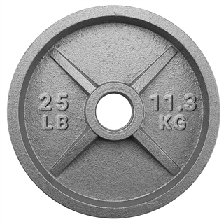 French Fitness Cast Iron Olympic Weight Plate Version 2 25 lbs Image