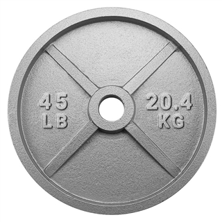 French Fitness Cast Iron Olympic Weight Plate Version 2 45 lbs Image