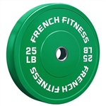French Fitness Olympic Colored Bumper Plate 25 lbs Image