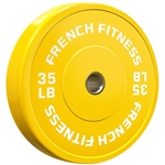 French Fitness Olympic Colored Bumper Plate 35 lbs Image