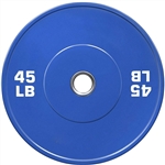 French Fitness Olympic Colored Bumper Plate 45 lbs - Blank Image