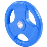 French Fitness Colored Rubber Grip Olympic Plate 10 lbs Image