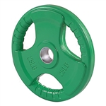 French Fitness Colored Rubber Grip Olympic Plate 25 lbs Image