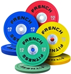 French Fitness Competition Urethane Bumper Plate 320 lb Colored Image