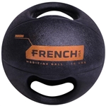 French Fitness Dual Grip Medicine Ball w/Handles 10 lb Image