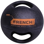 French Fitness Dual Grip Medicine Ball w/Handles 30 lb Image