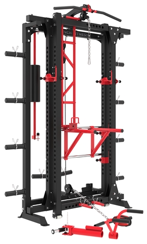 French Fitness Folding Cable Power Rack / Cage | Fitness Superstore
