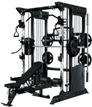 French Fitness FSR70 Dual Cable Smith & Half Rack System Image