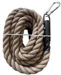 French Fitness Jute Tow Rope 1.5 in x 30 ft