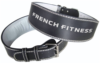 French Fitness Leather Weight Lifting Belt Image