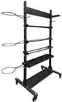 French Fitness Multi-Storage Accessory Tower Rack Image