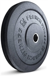 French Fitness Olympic Bumper Plates 15 lbs - Crumb Rubber Image