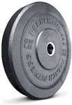 French Fitness Bumper Plates 25 lbs - Crumb Rubber Image