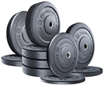 French Fitness Olympic Bumper Plate Set 280 lbs Image